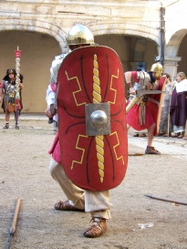 Besançon Granvelle. Légionnaire en position de combat